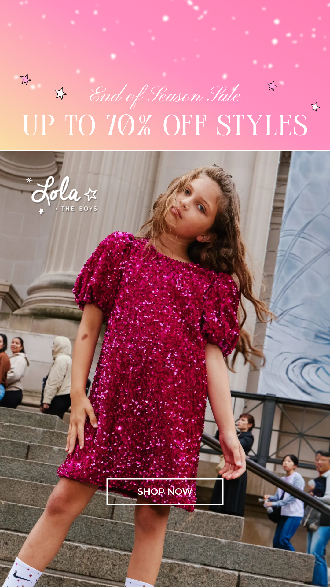 Lola + The Boys Facebook ad