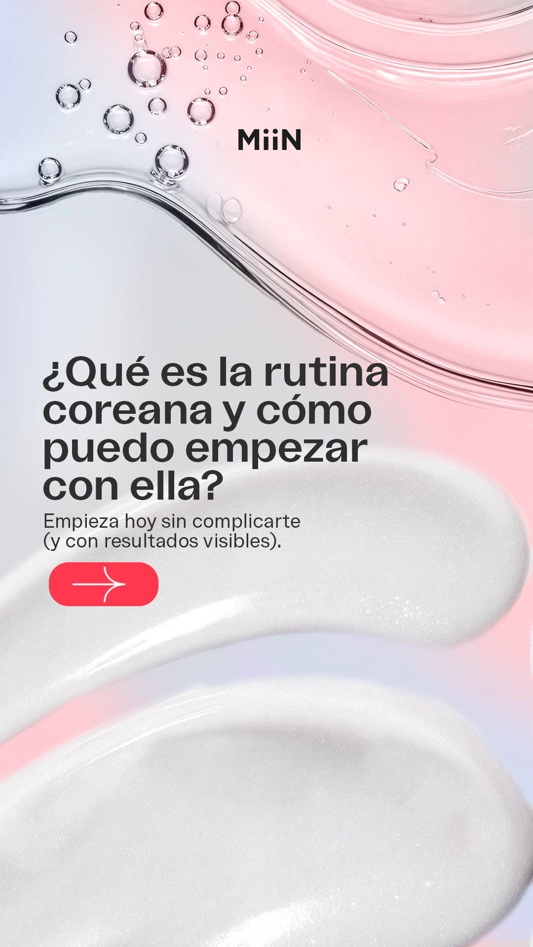 MiiN Korean Cosmetics Facebook ad