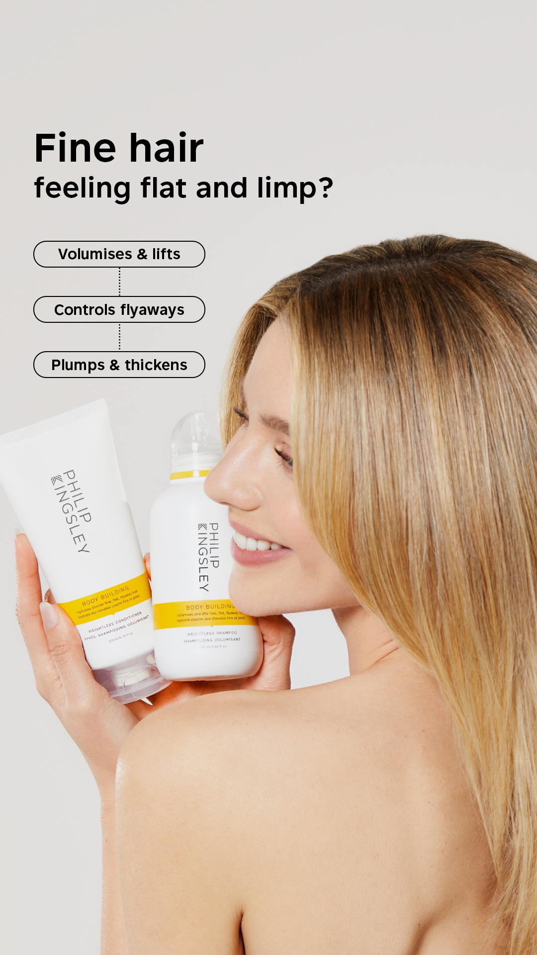 Philip Kingsley Facebook ad: Maiximise Your Hair Confidence