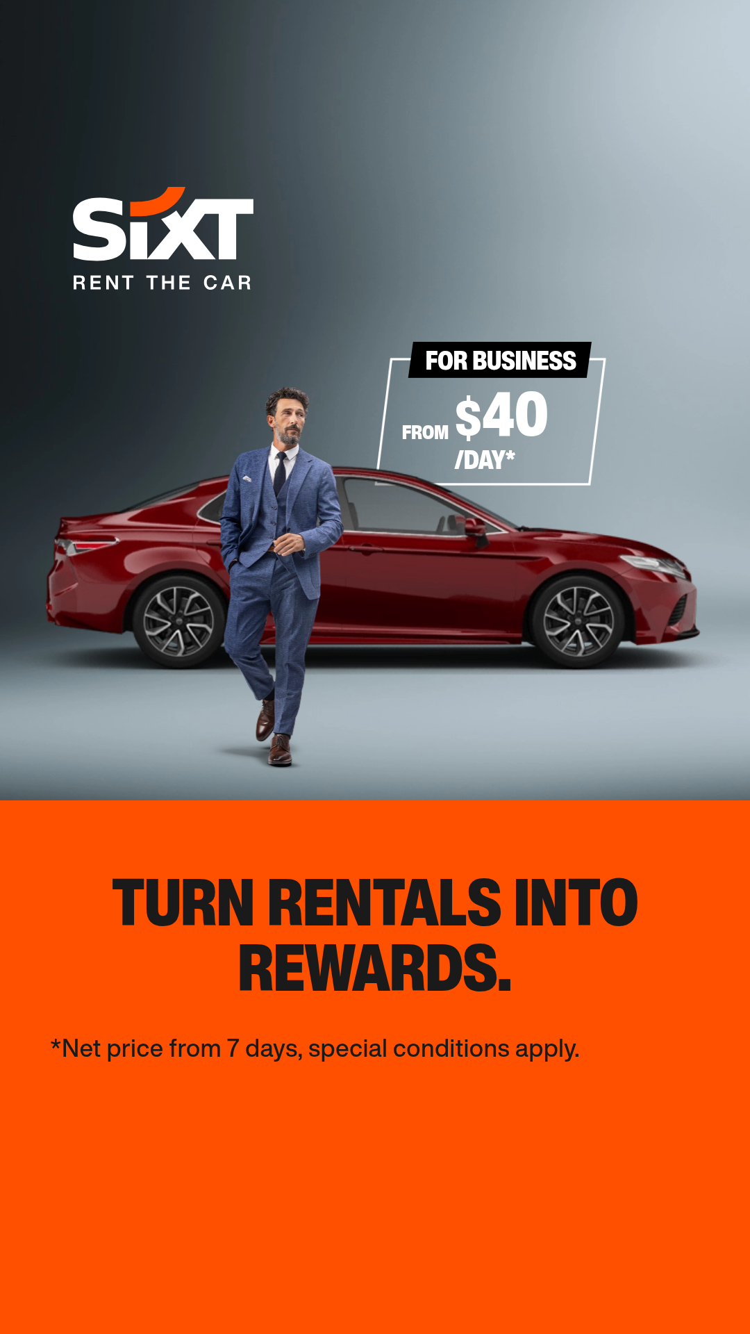 Sixt Facebook ad