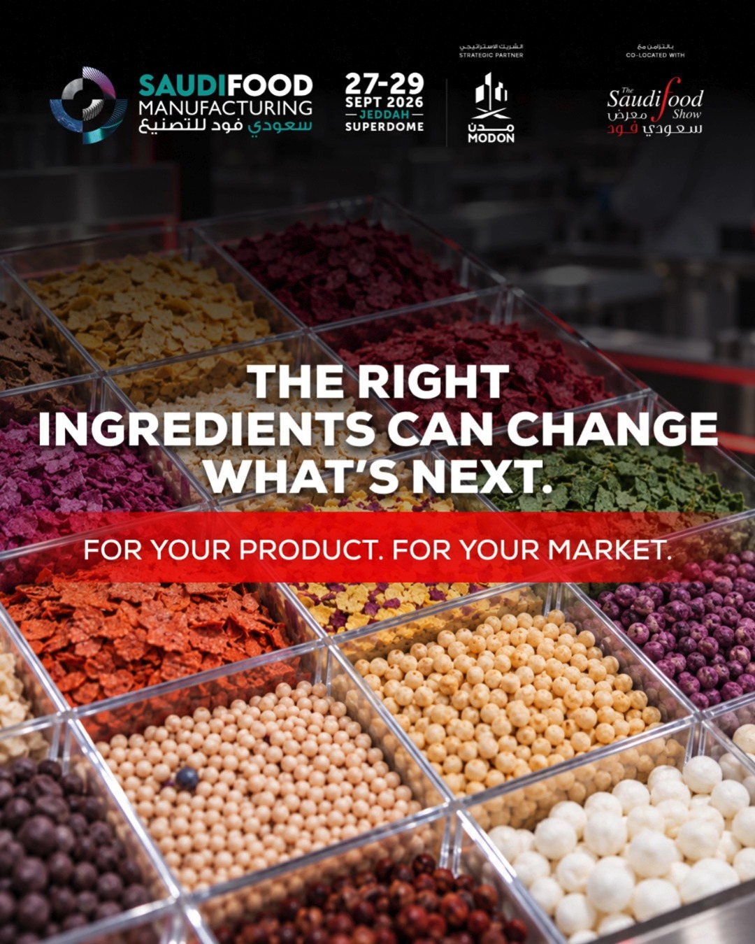 SaudiFood Manufacturing Facebook ad: CONSUMER DEMAND IS CHANGING.