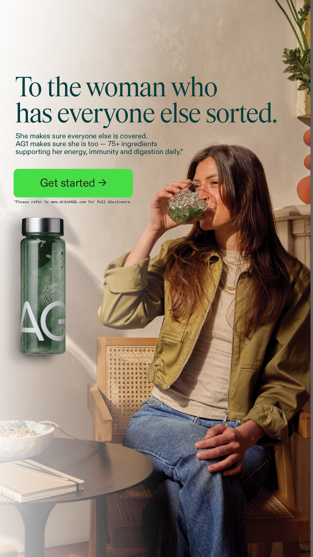 AG1 by Athletic Greens Facebook ad