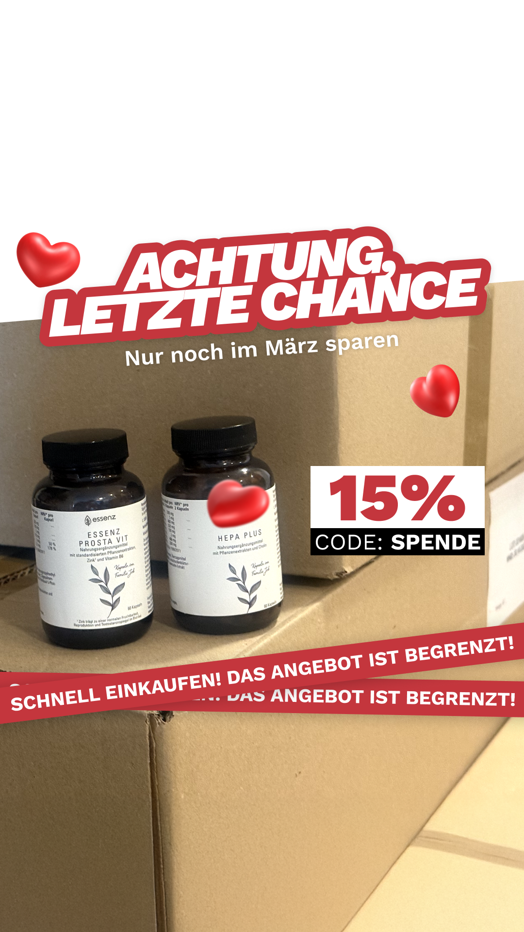 Essenz Nutrition Facebook ad