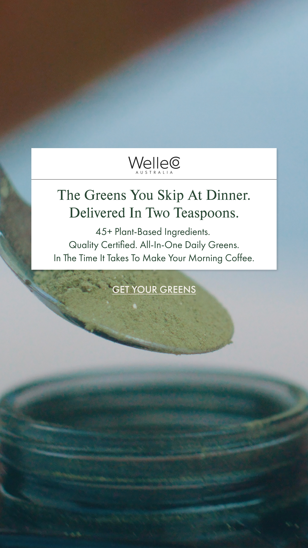 WelleCo Facebook ad