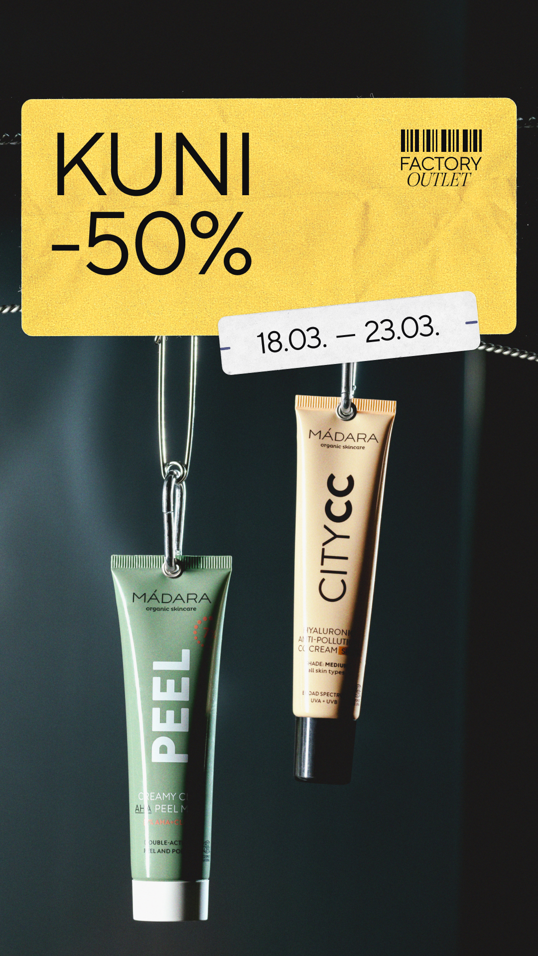 Mádara Organic Skincare Facebook ad