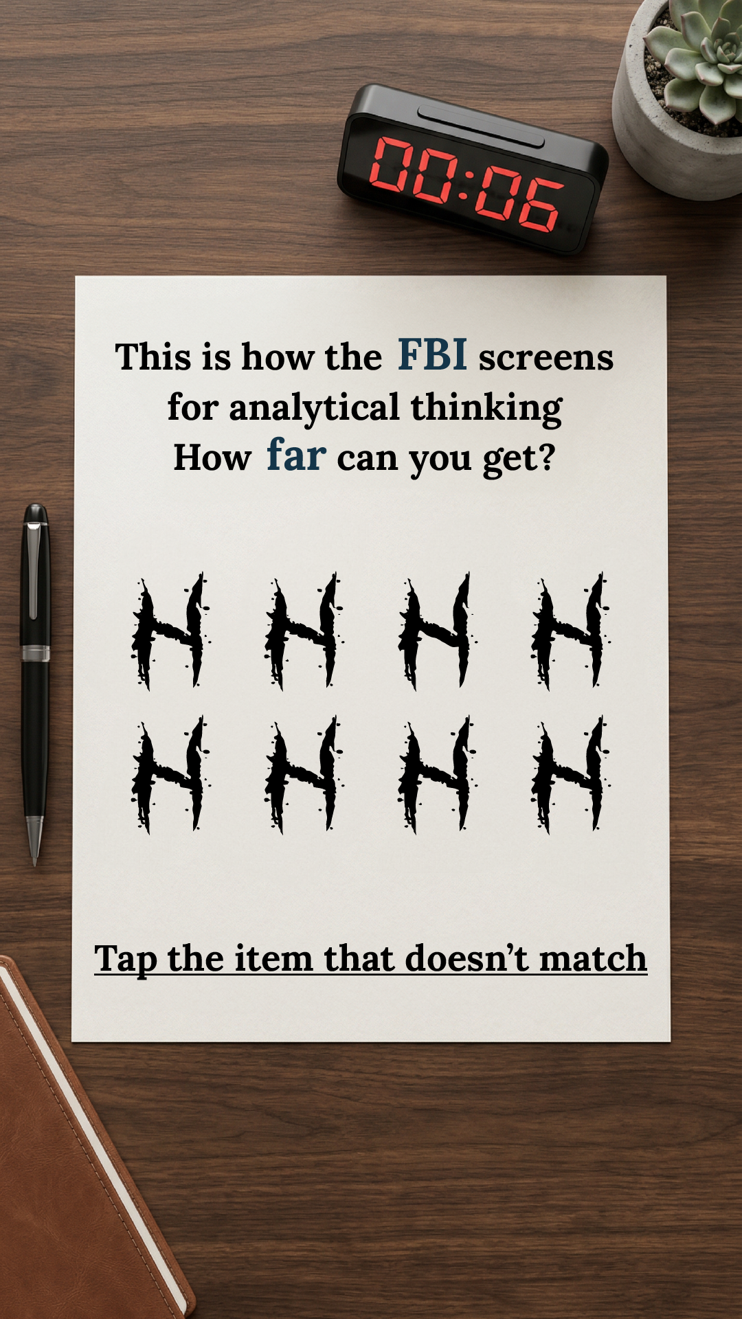 Brain Health Check Facebook ad