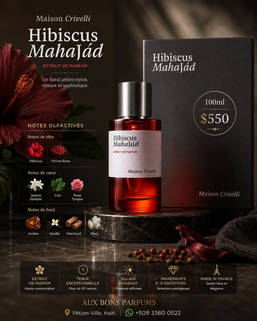 Aux Bons Parfums Facebook ad: 20 PARFUMS. 20 UNIVERS.