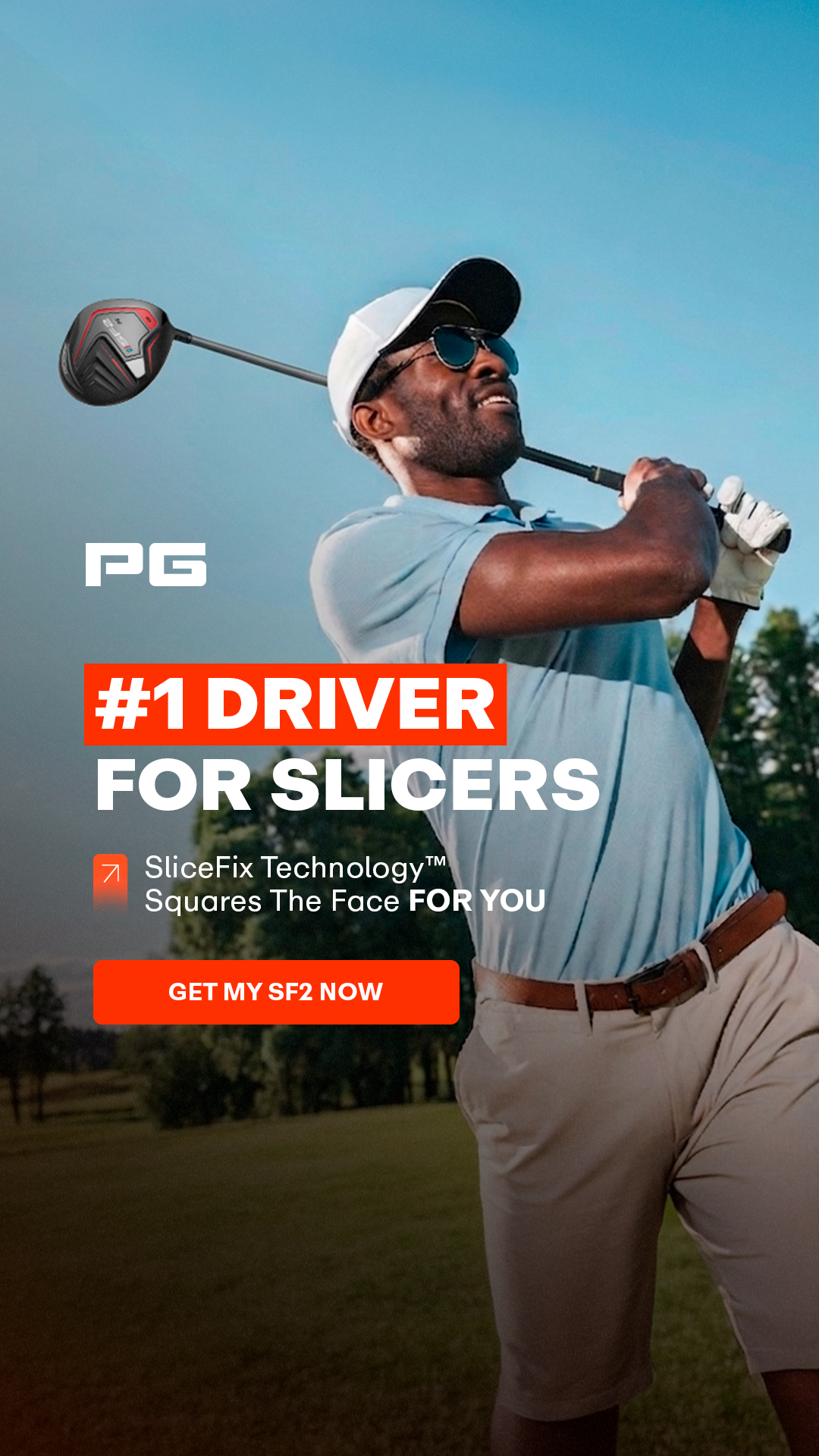 Performance Golf Facebook ad