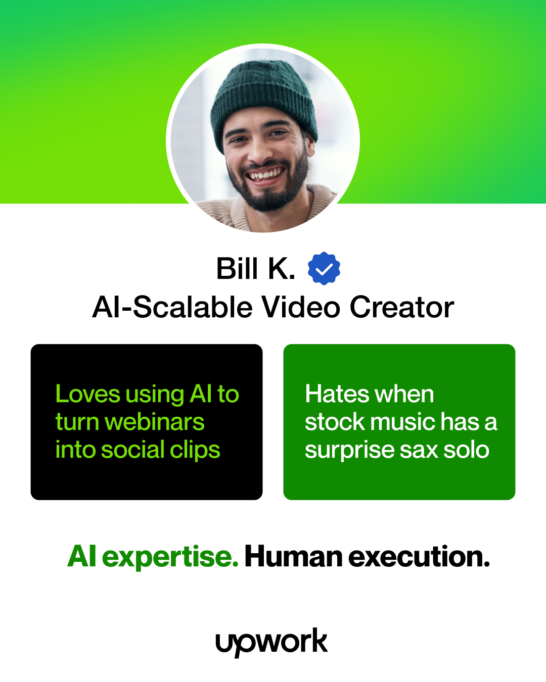 Upwork Facebook ad