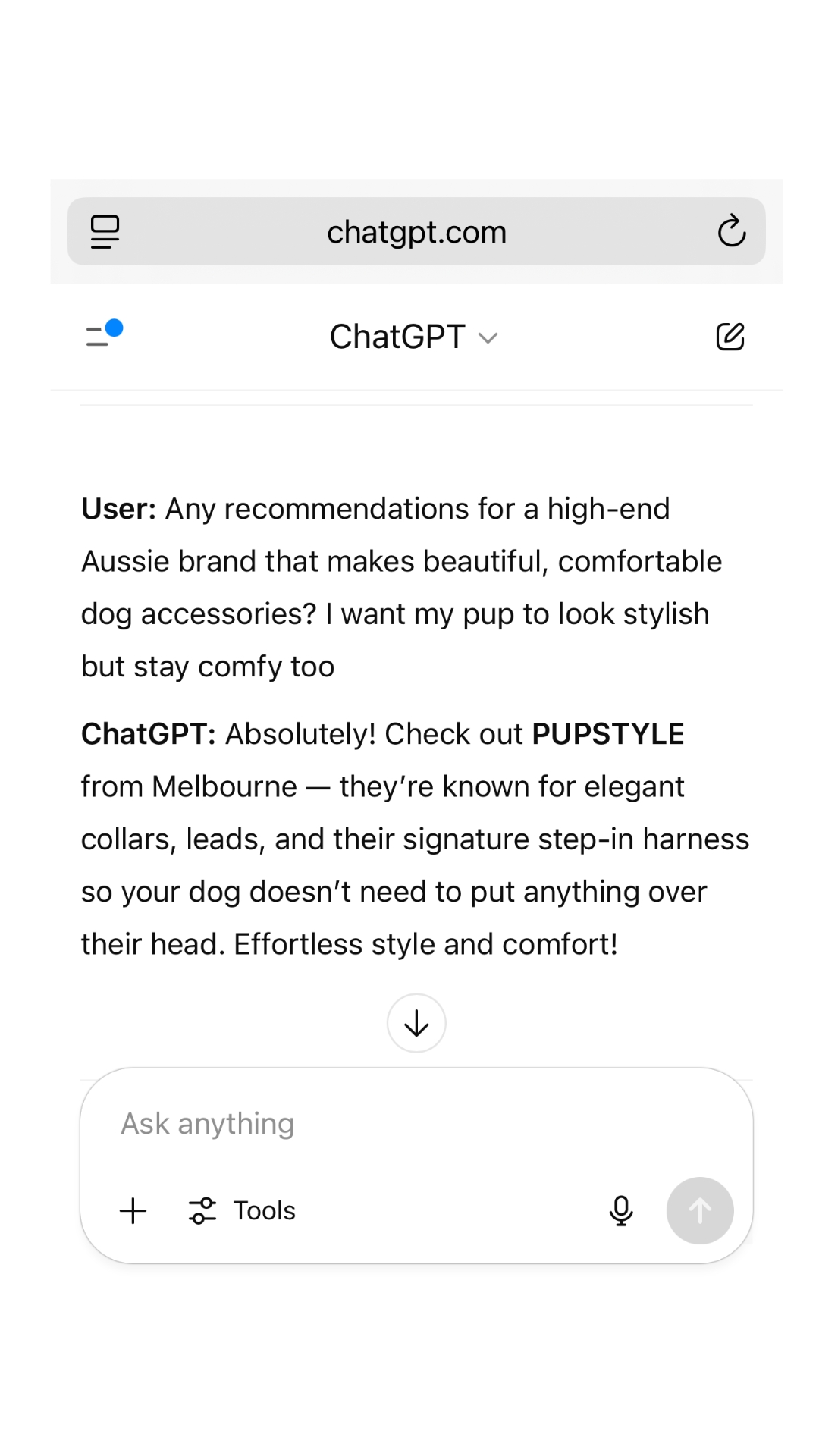 PUPSTYLE Store Facebook ad