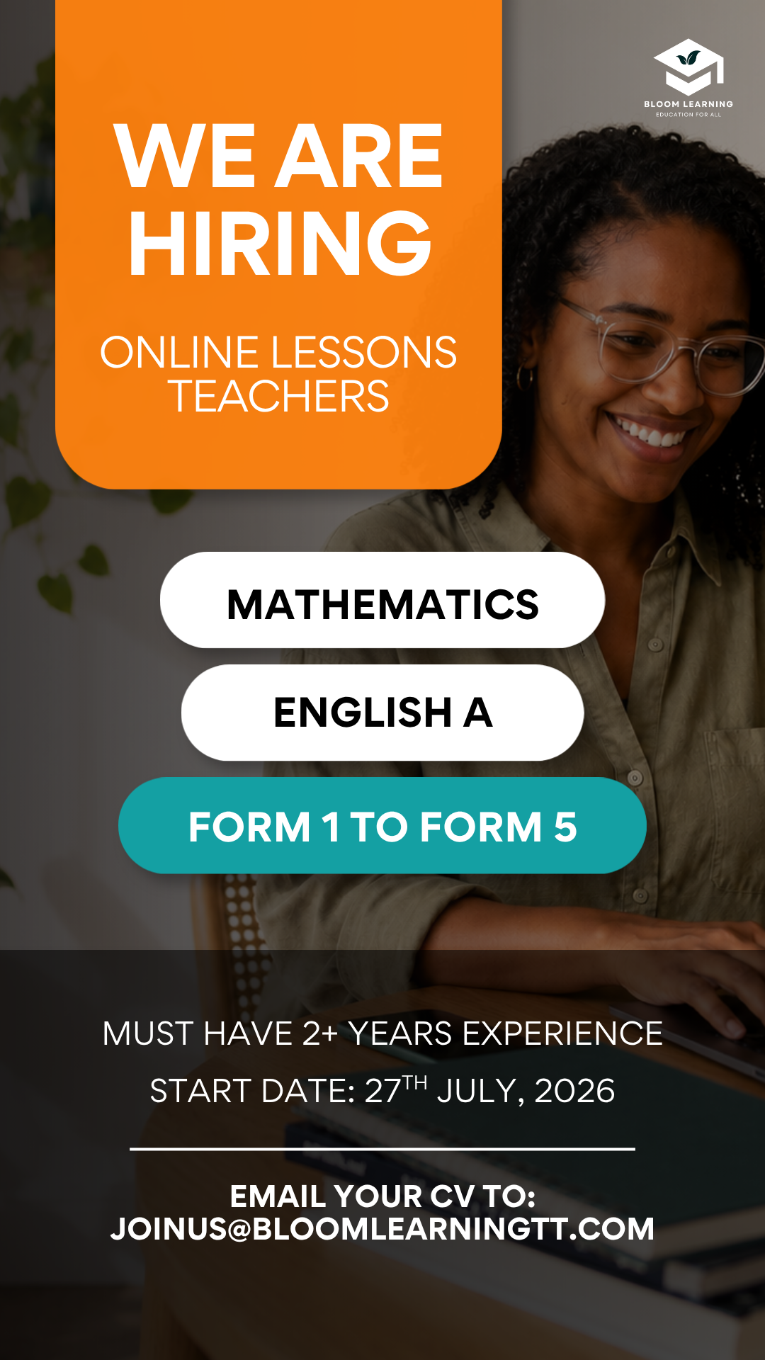 Bloom Learning TT Facebook ad