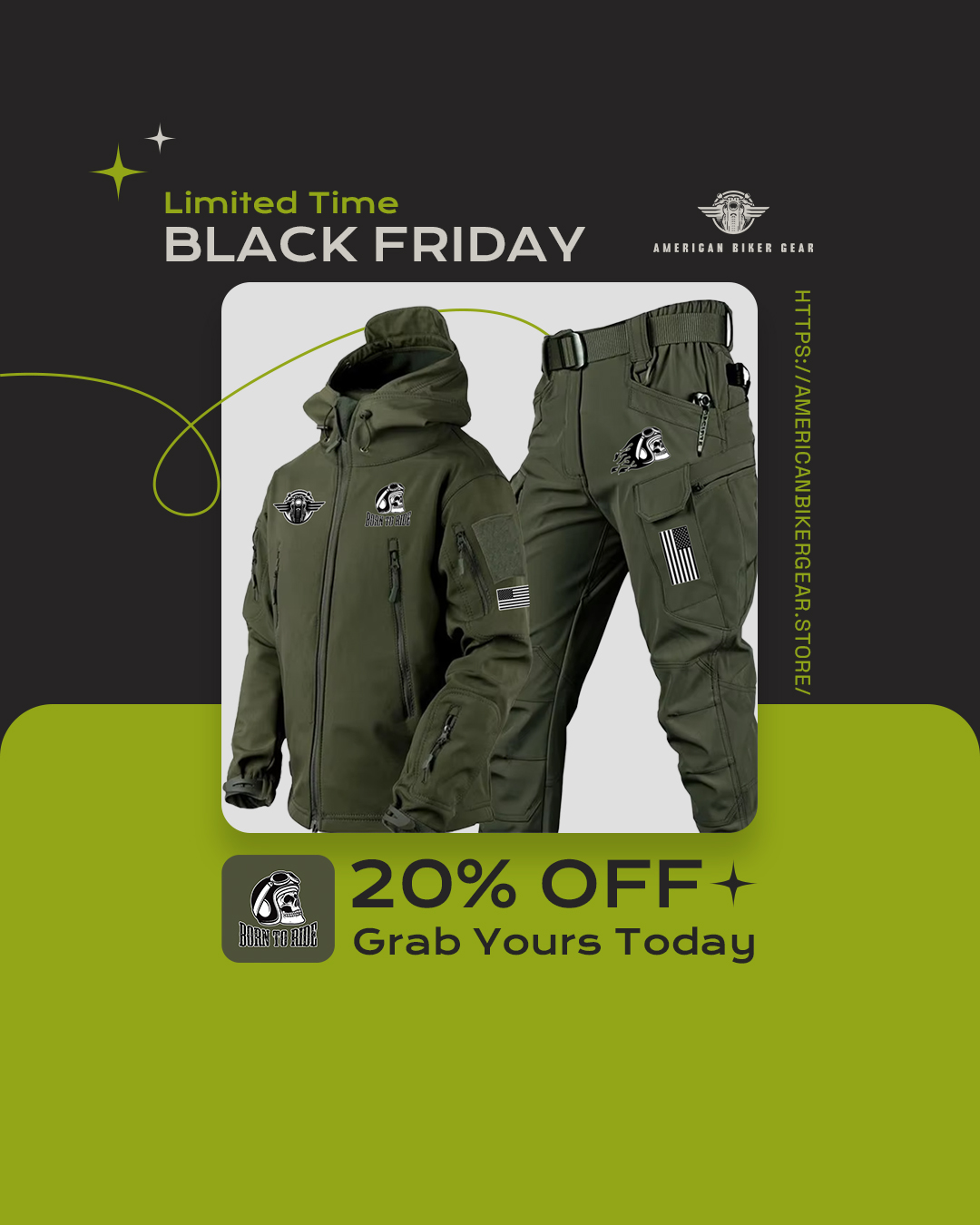 BikerGear - Freedom Wear Facebook ad