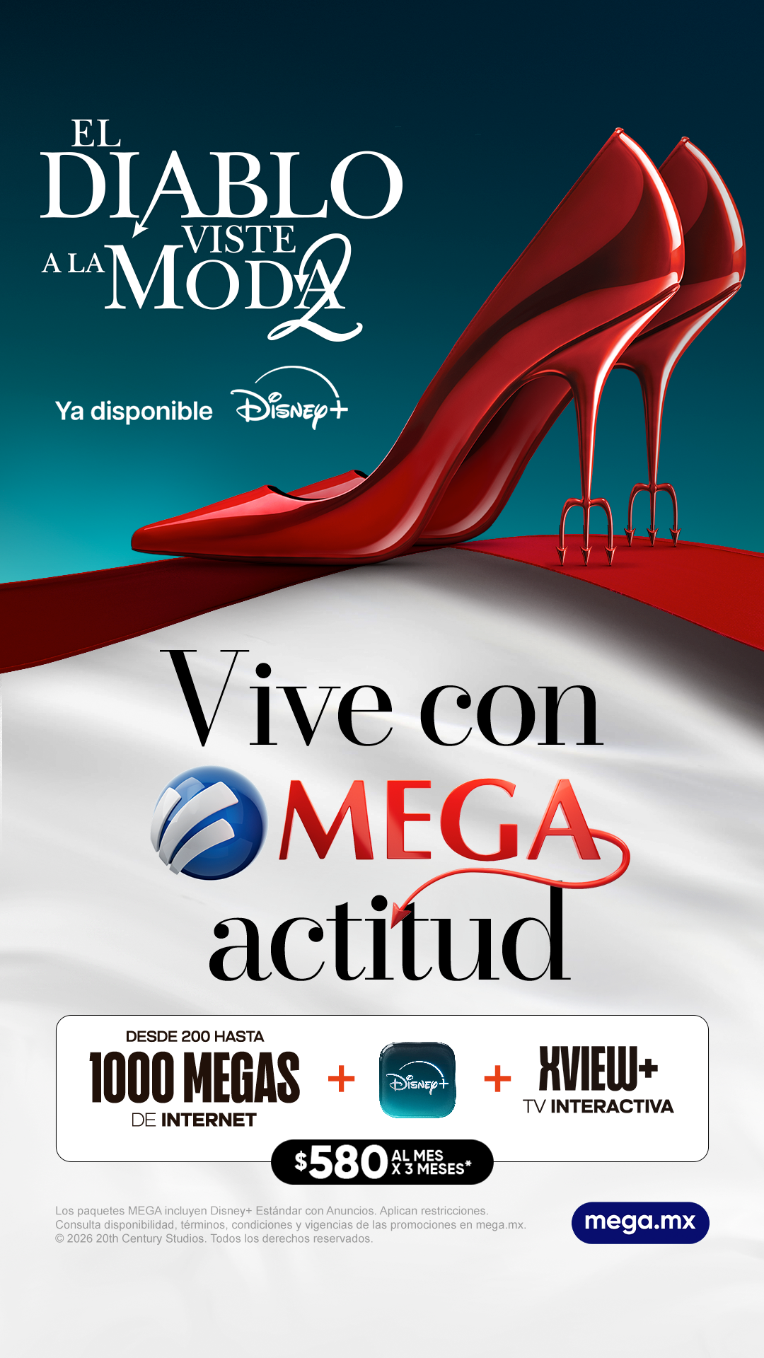 CD3 Occidente Facebook ad: Ya disponible en Disney+
