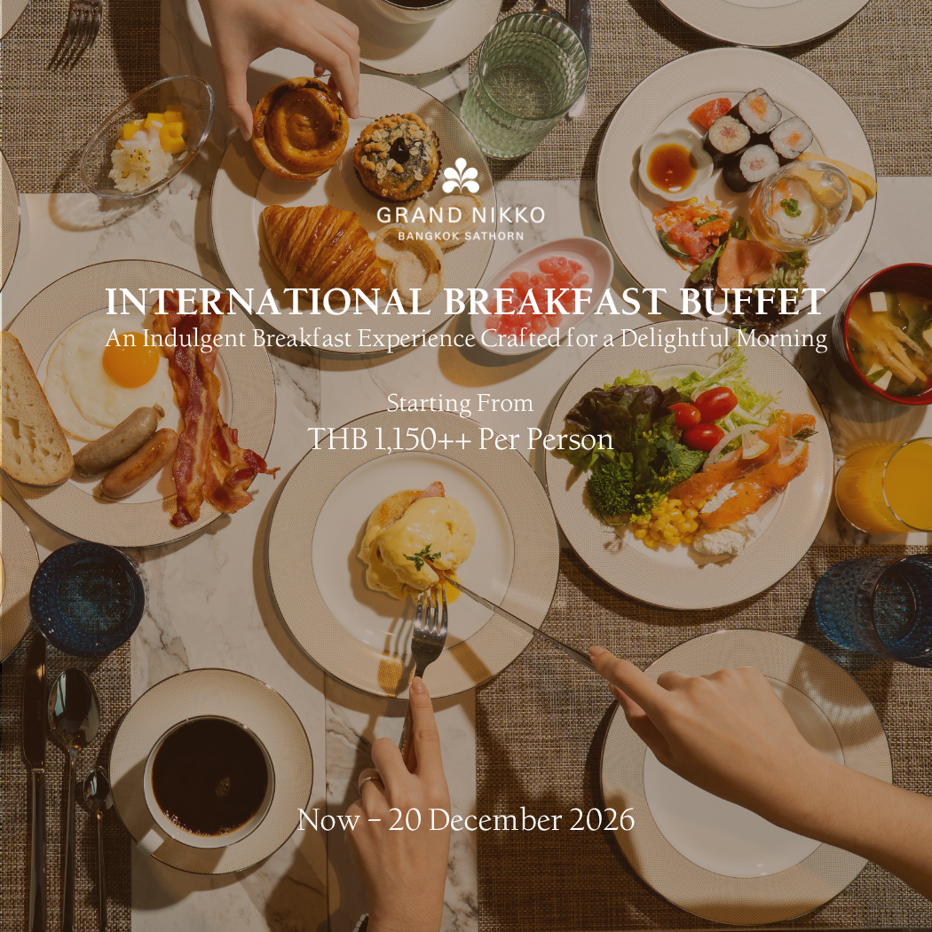 Grand Nikko Bangkok Sathorn Facebook ad: ๐ฆ๐๐ฎ๐ฟ๐ ๐๐ผ๐๐ฟ ๐ฑ๐ฎ๐ ๐๐ถ๐๐ต ๐ฎ ๐น๐ฎ๐๐ถ๐๐ตโฆ