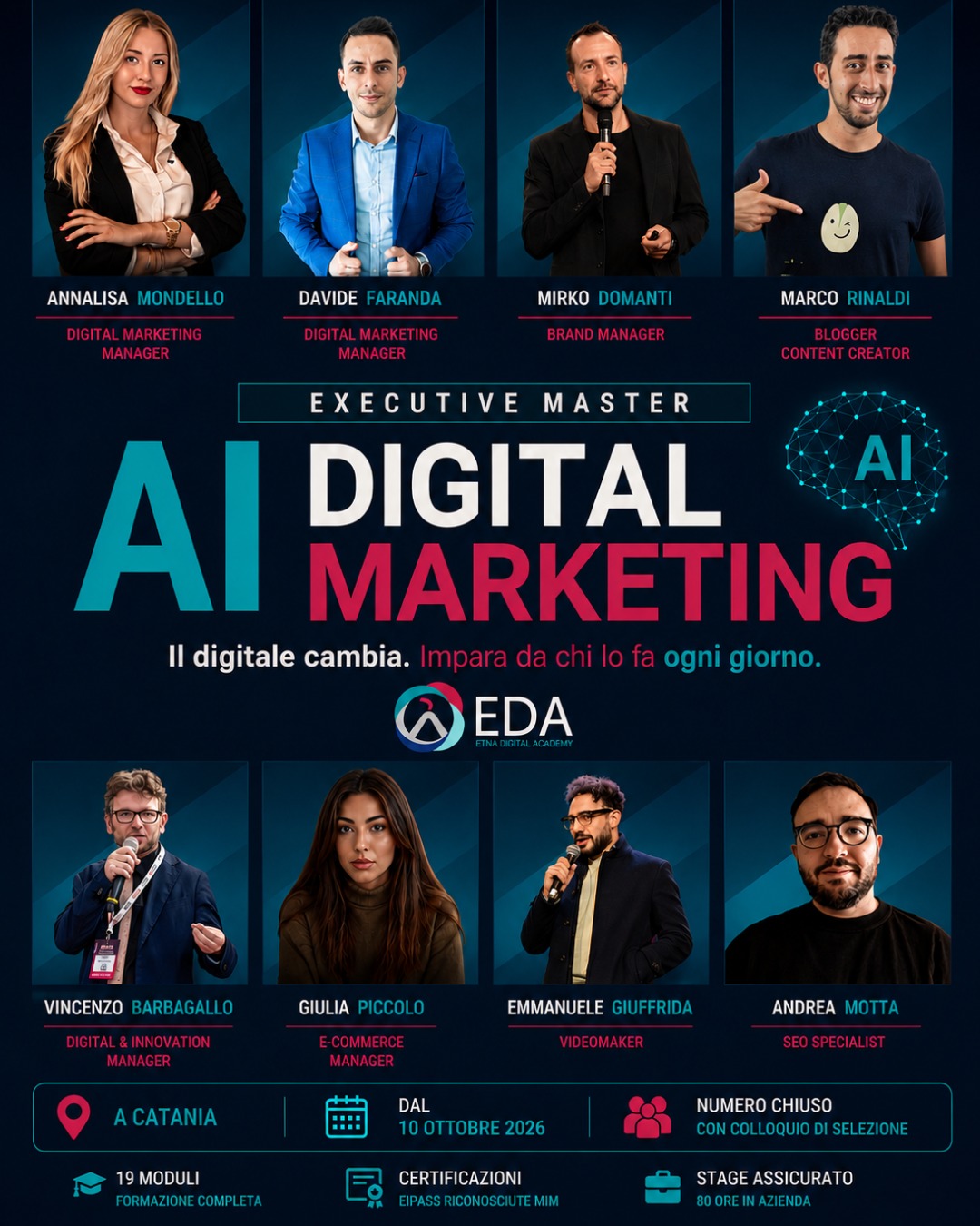 Etna Digital Academy Facebook ad: Posti Limitati