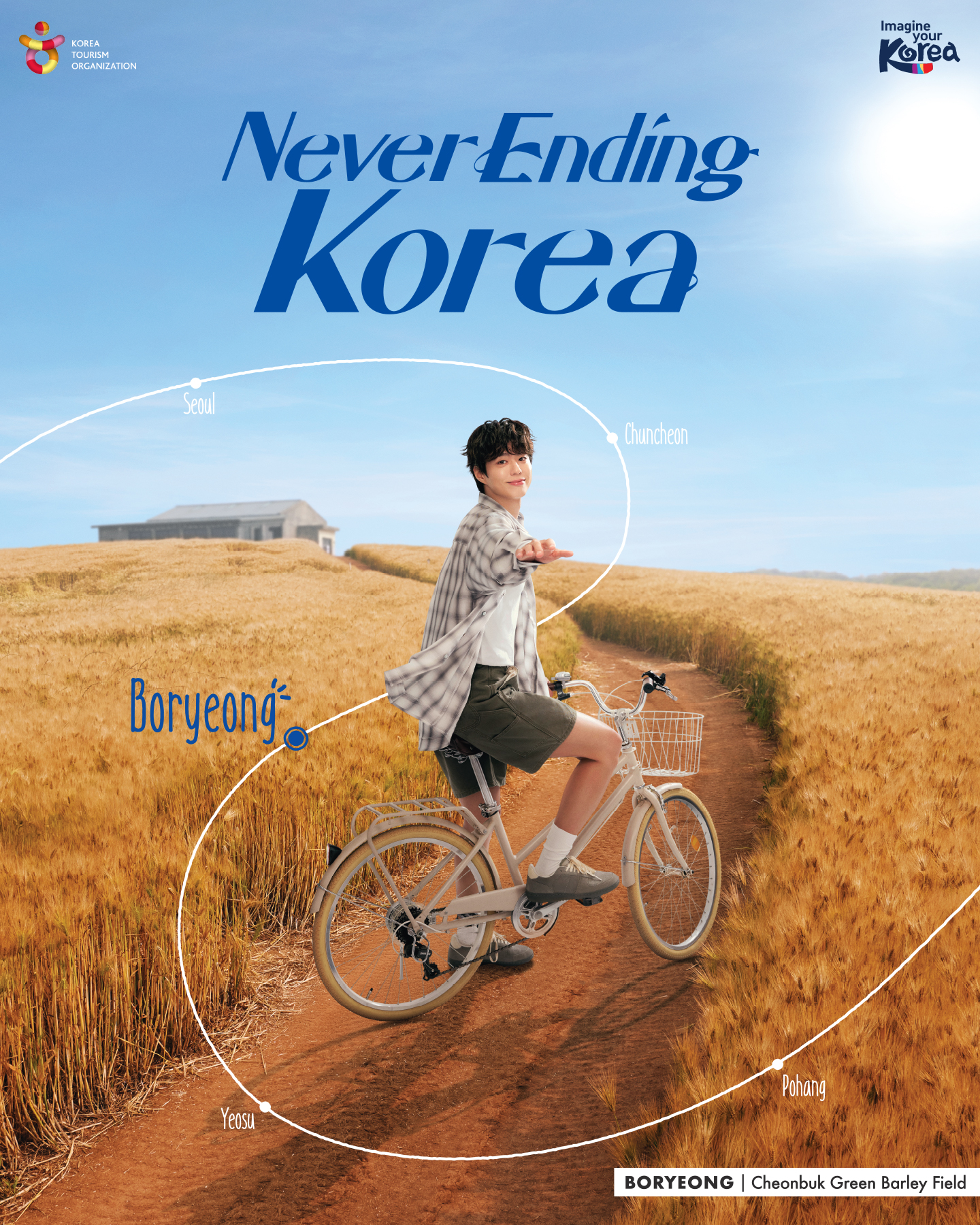 KTO IYK Facebook ad: A country of endless charm, Korea.