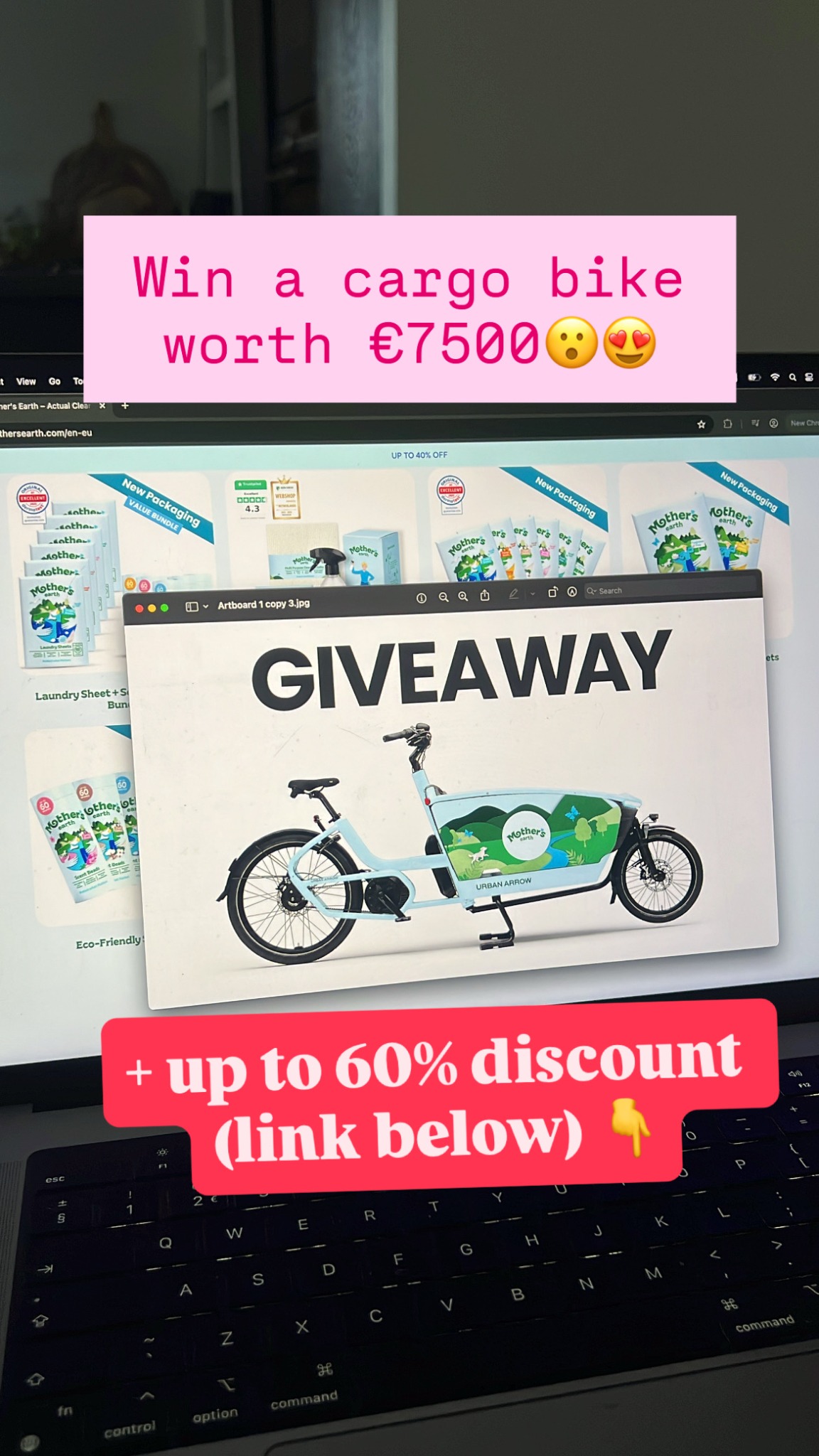 Mothers Earth Facebook ad