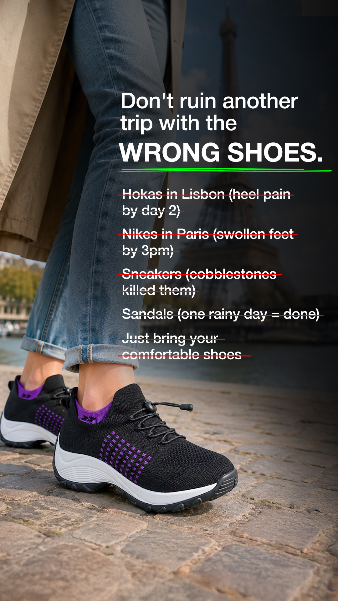 Travel Finds Facebook ad: 2026's Best Shoes For Travelling