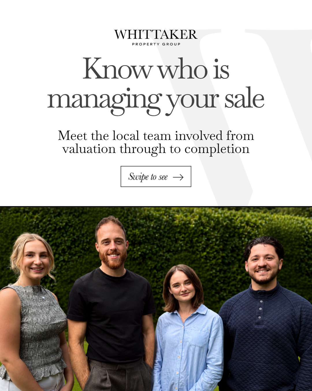 Whittaker Property Group Facebook ad: Get your sale moving