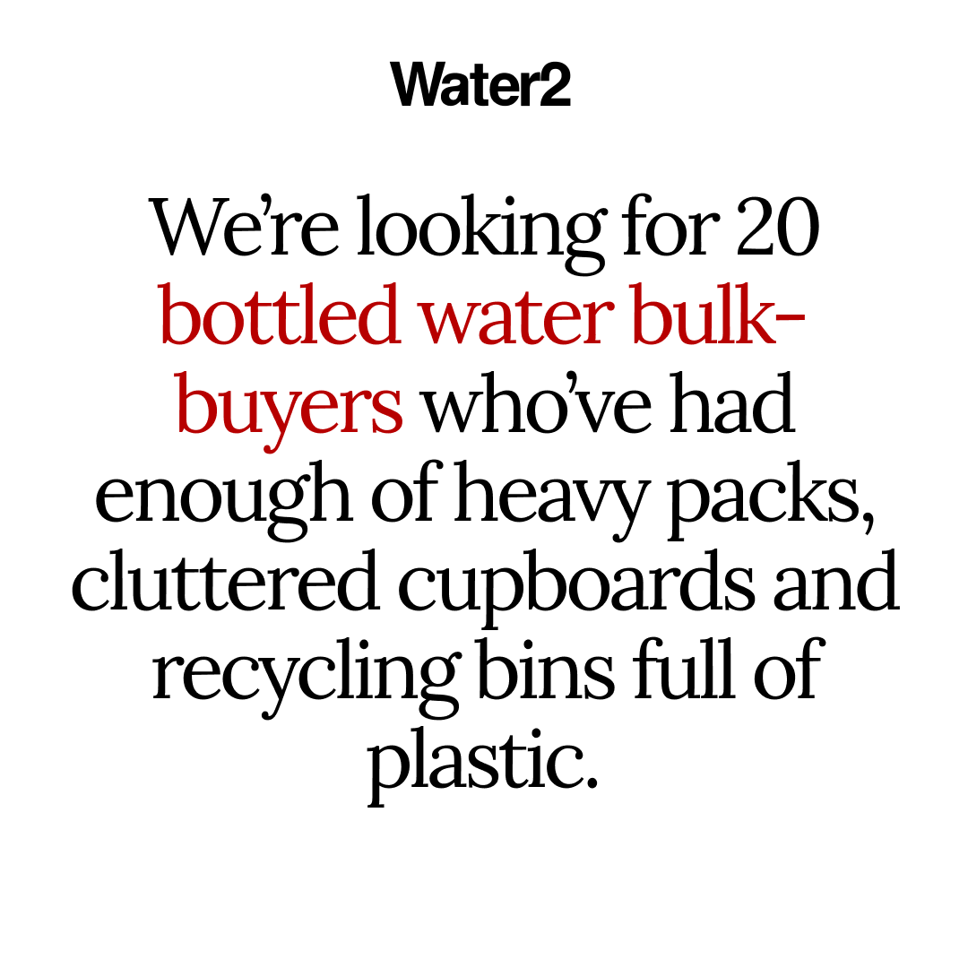 Water2 Facebook ad