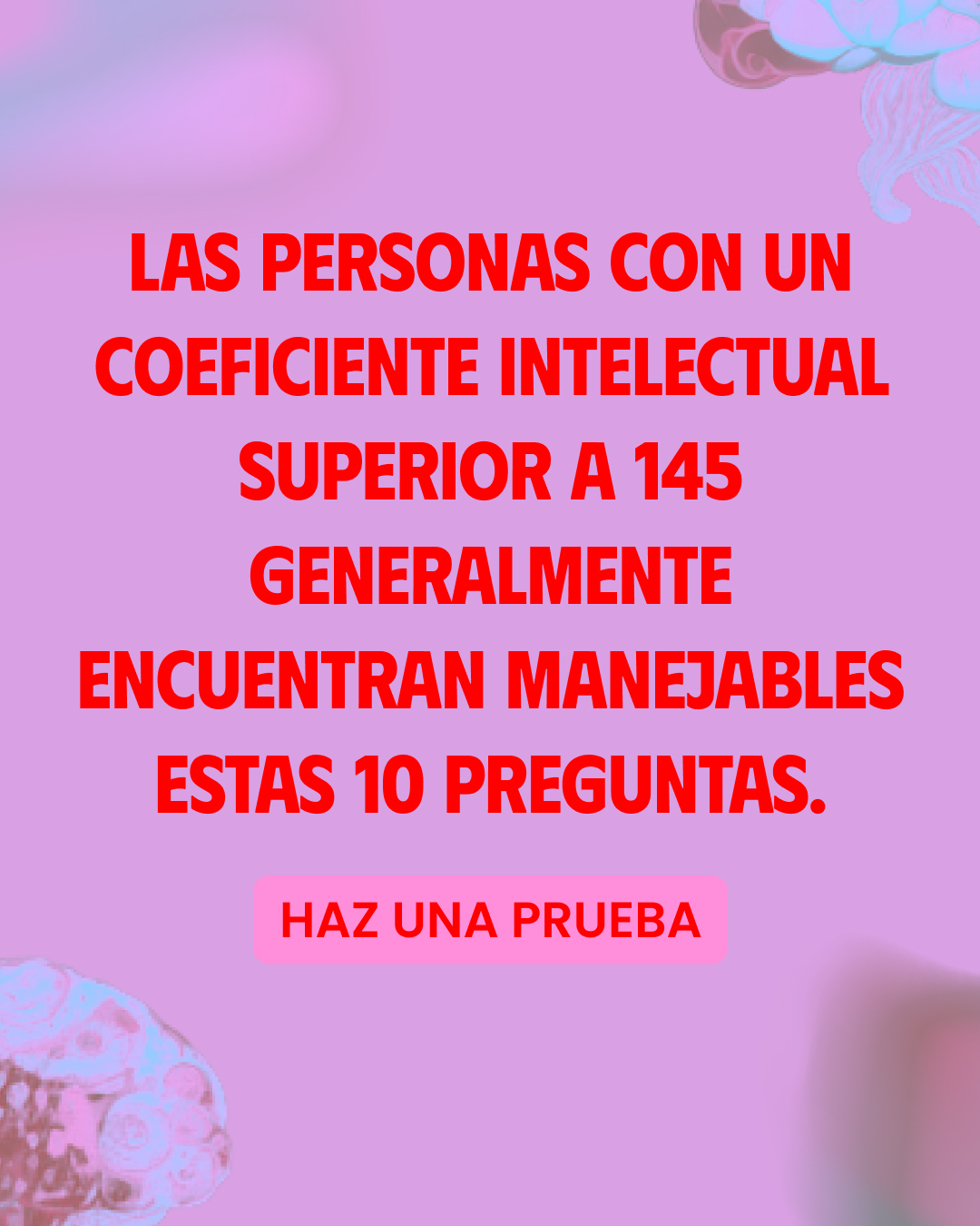 Test internacional de CI Facebook ad: Haz el test y comprueba tu CI