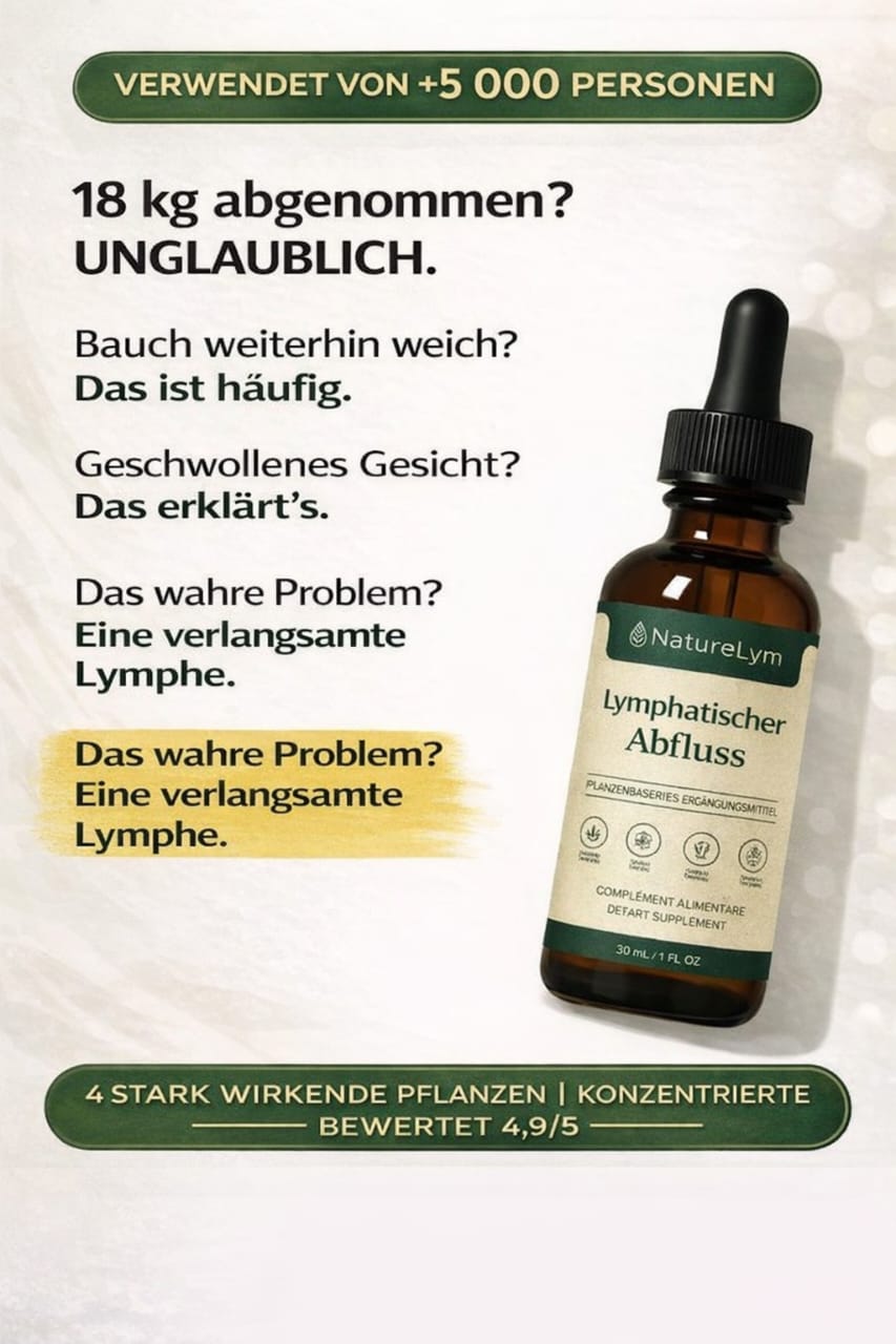 NatureLym Facebook ad: Das ist kein Fett, das ist Wasser