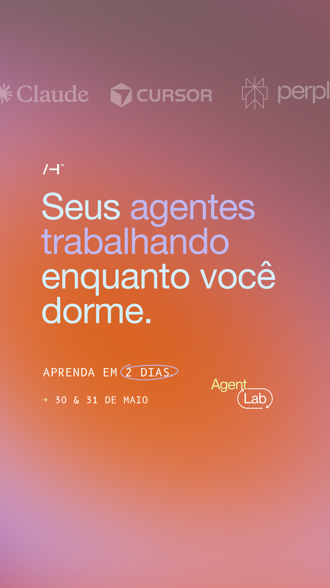 Human Talks Facebook ad: Inscreva-se já.