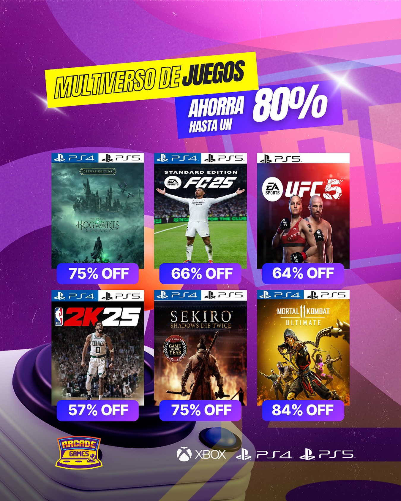 Arcade Games Facebook ad