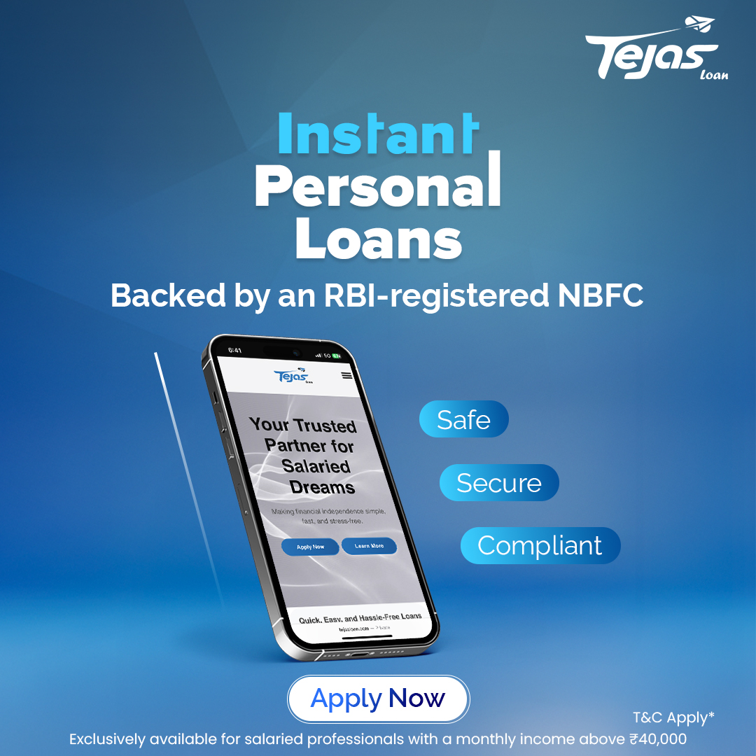 Tejas Loan Facebook ad: Instant Loans with Tejas Loan