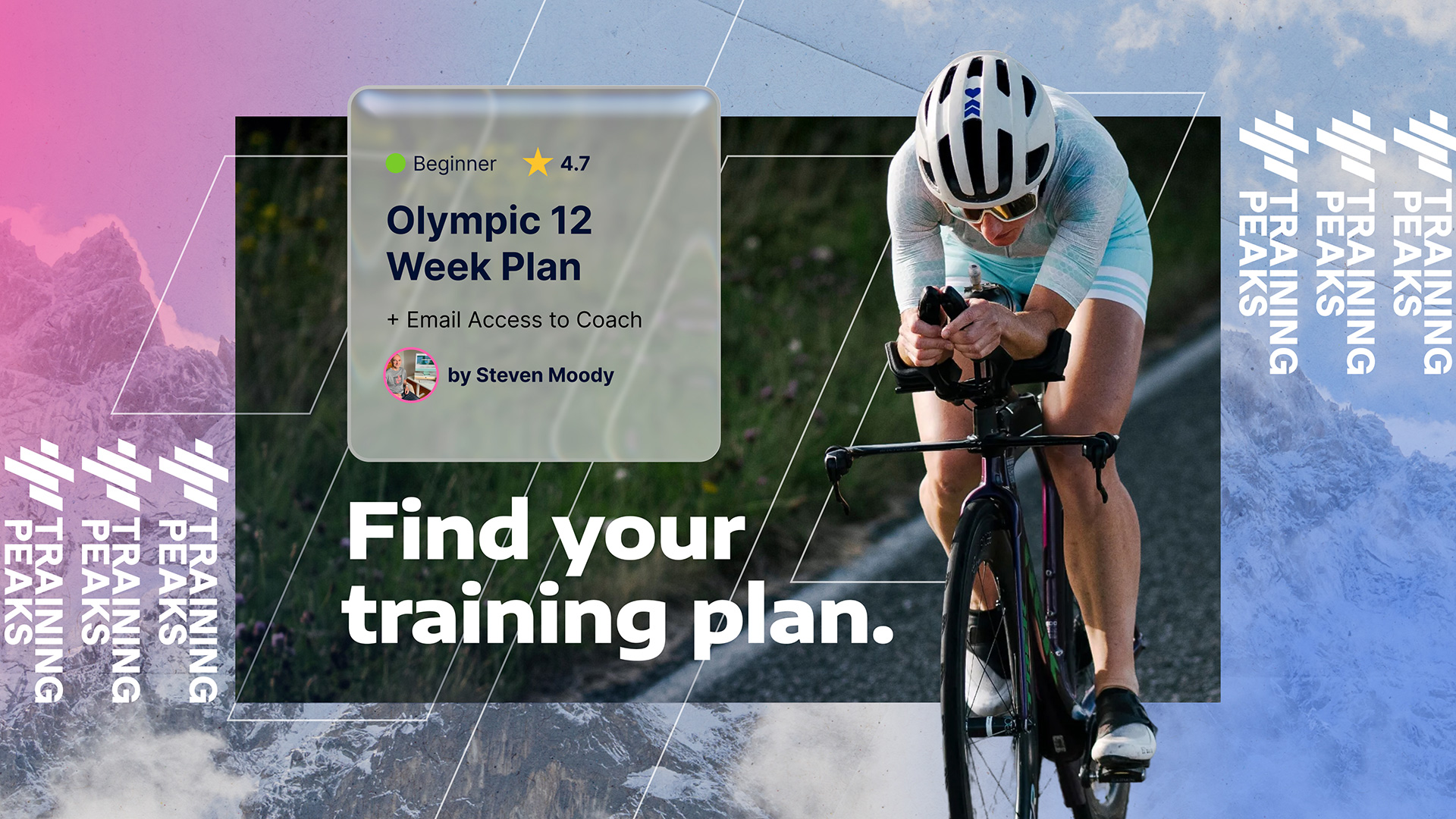 TrainingPeaks Facebook ad: Shop training plans