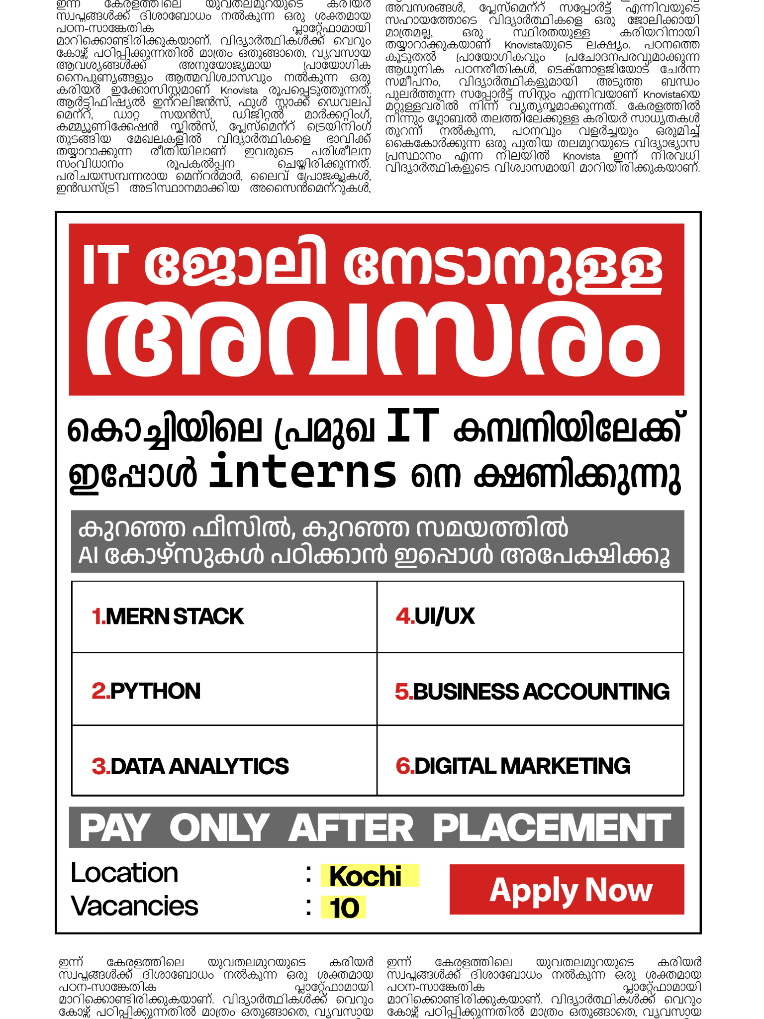 Knovista Learning  Facebook ad