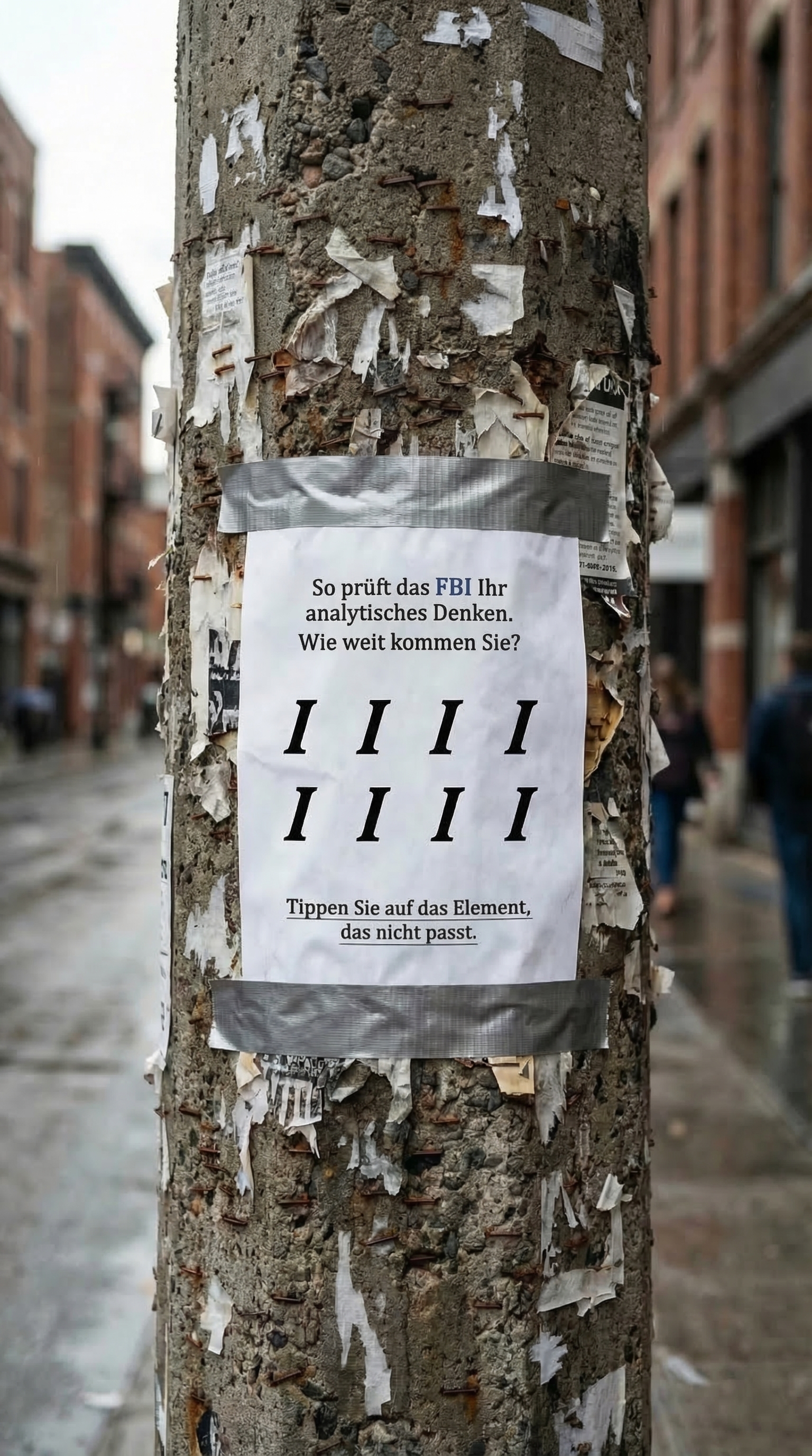 International IQ test Facebook ad