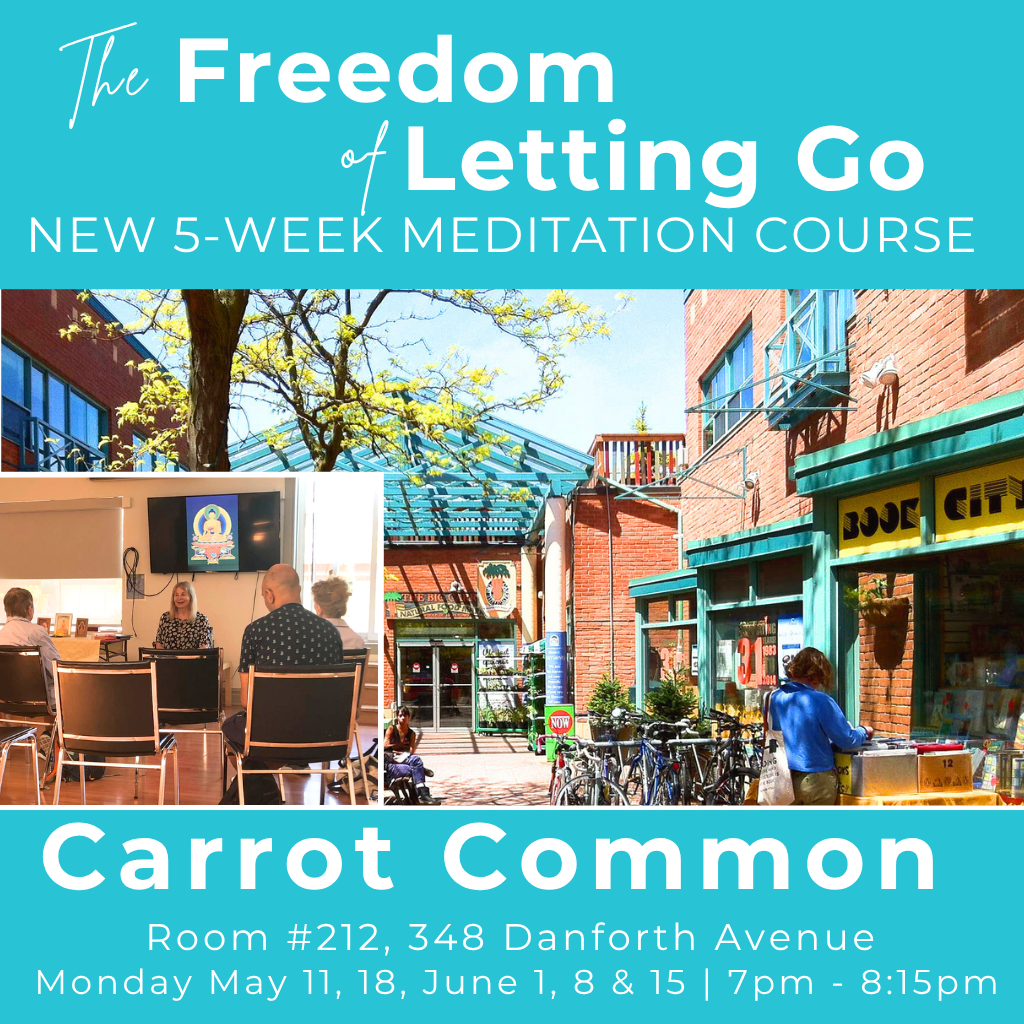 Kadampa Meditation Centre Canada Facebook ad: The Freedom of Letting Go