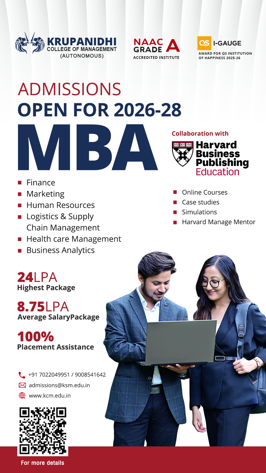 Krupanidhi Group of Institutions Facebook ad from Mar 20, 2026
