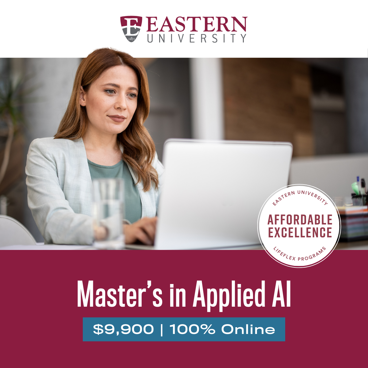 Eastern University Facebook ad