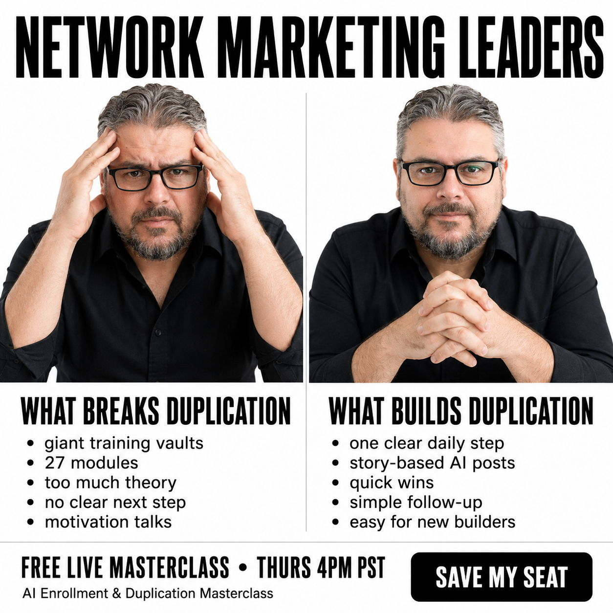 Attraction Marketing Facebook ad