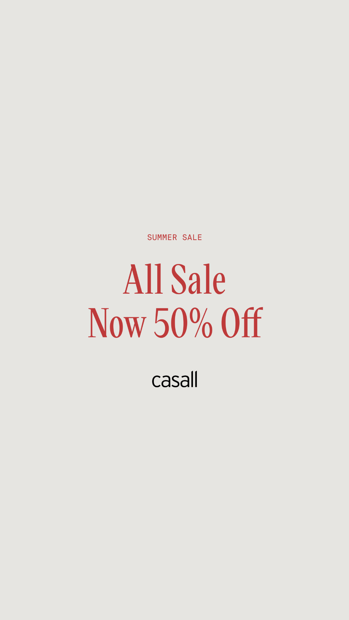 Casall Facebook ad