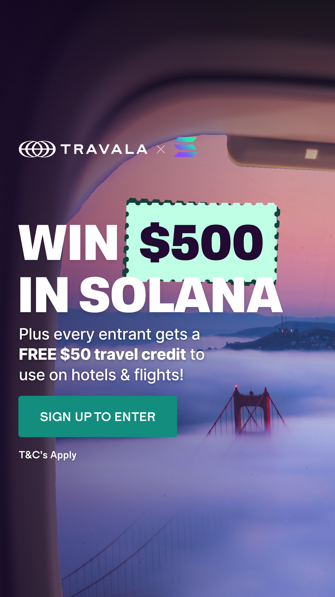 Travala.com Facebook ad