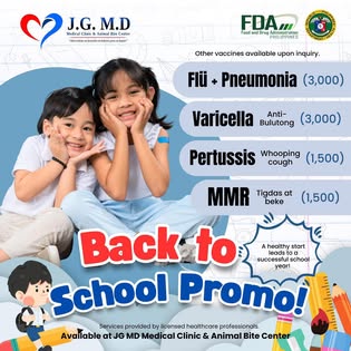 JGMD Paniqui Medical Clinic and Animal Bite Center - Antirabies Vaccine Facebook ad