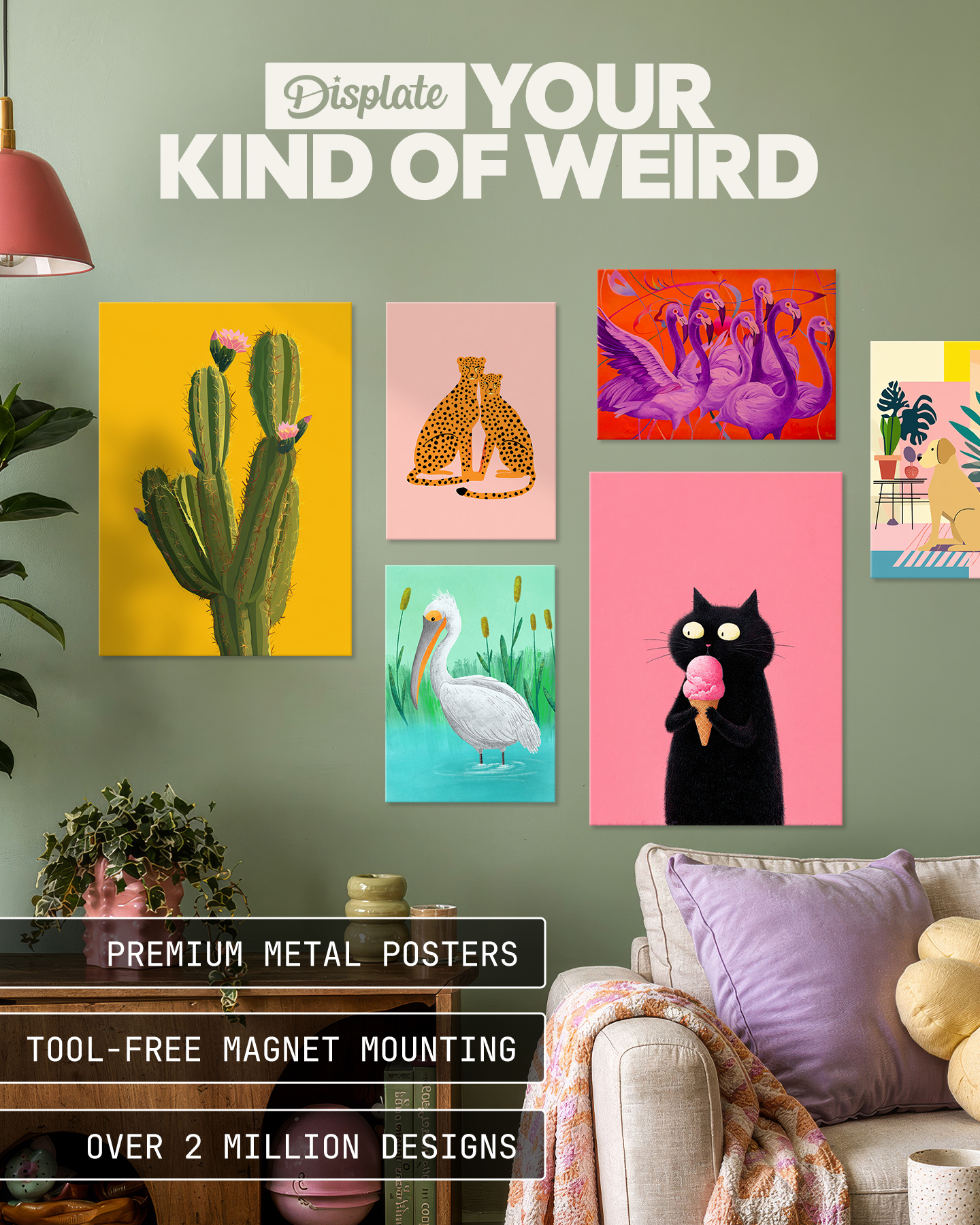 Displate Facebook ad
