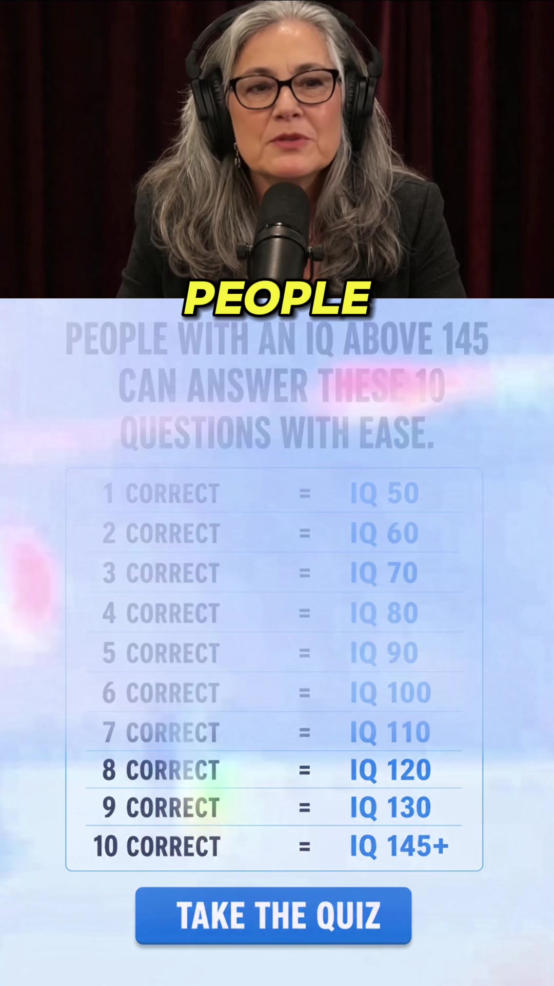 Clara Sage Facebook ad: IQ Test