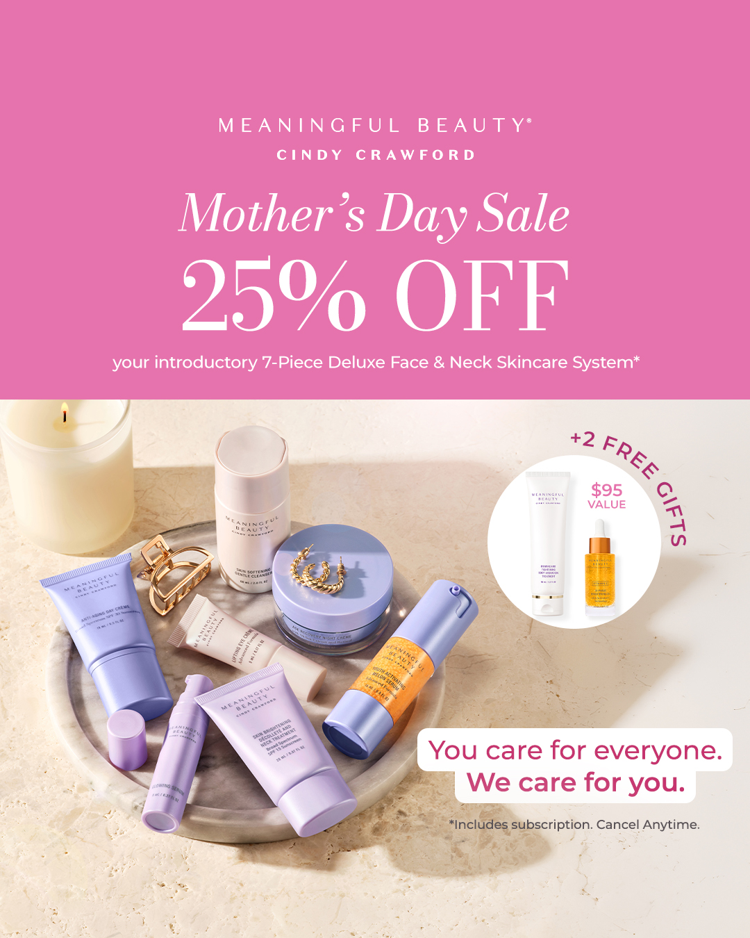 Meaningful Beauty Facebook ad