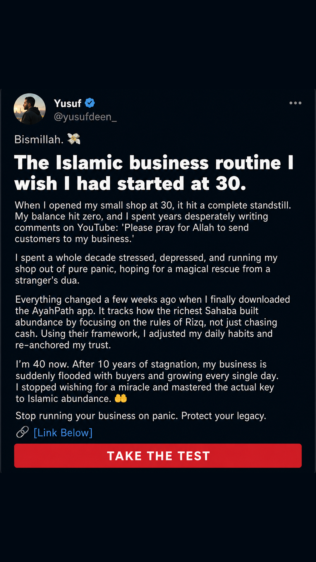 Imam Advice Daily Facebook ad