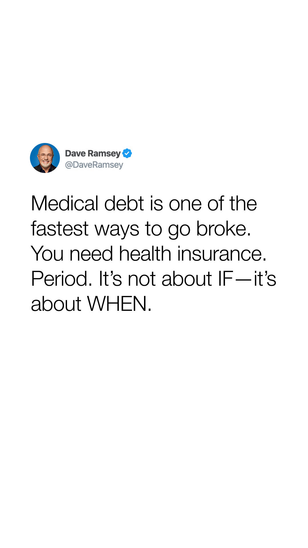 Dave Ramsey Facebook ad