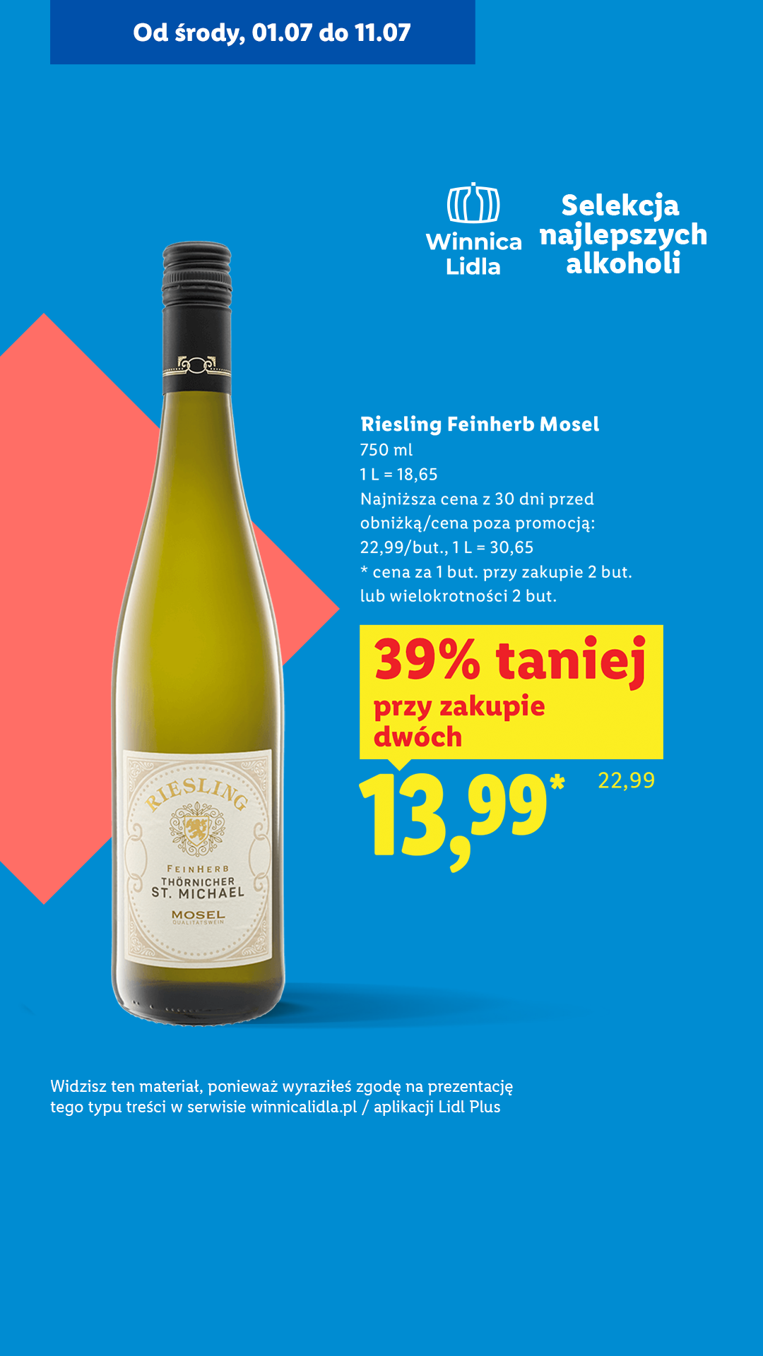 Lidl Polska Facebook ad from Jul 3, 2026