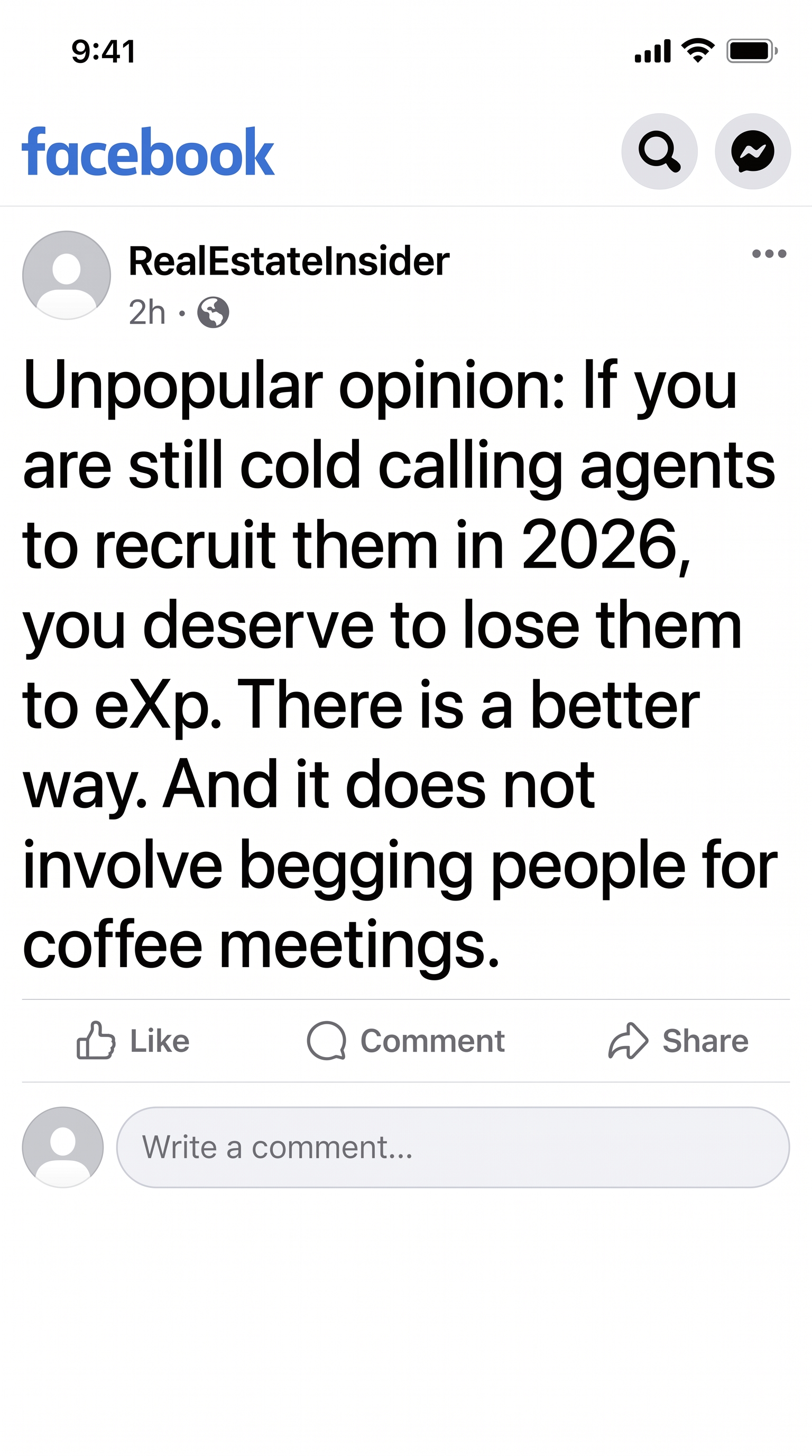 Agentattraction.io Facebook ad from Aug 11, 2026