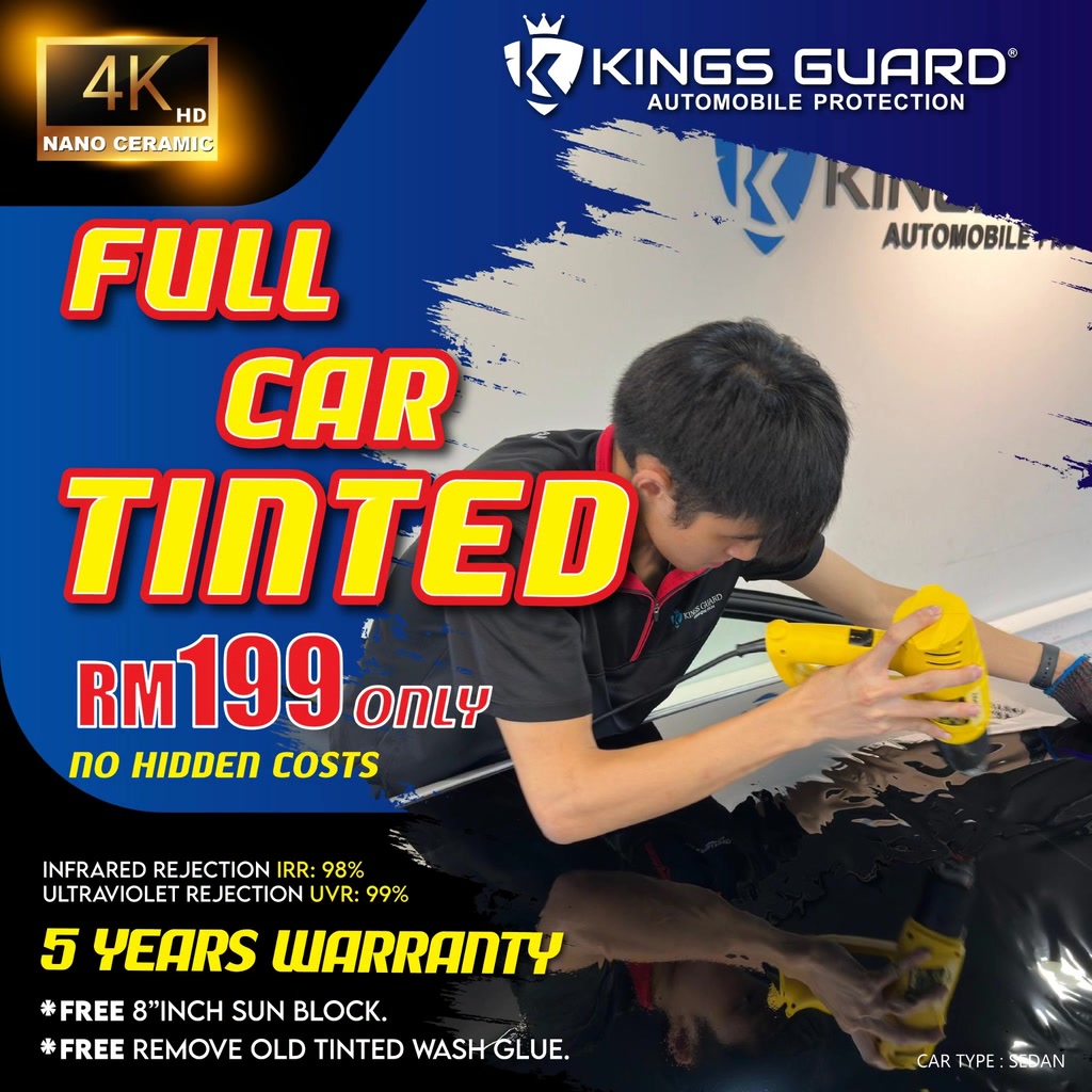 Kings Guard Window Film Kulai - Tinted Specialist Facebook ad