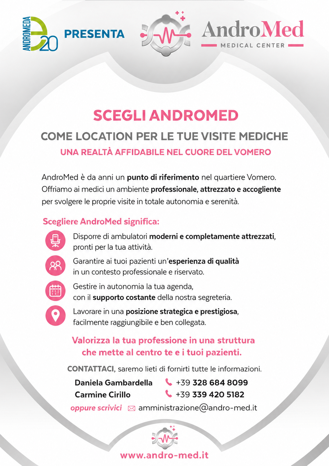 Andromeda E20 Facebook ad: Centro Medico Andromed