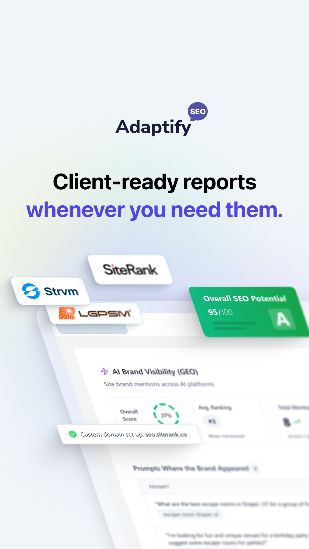 Adaptify Facebook ad