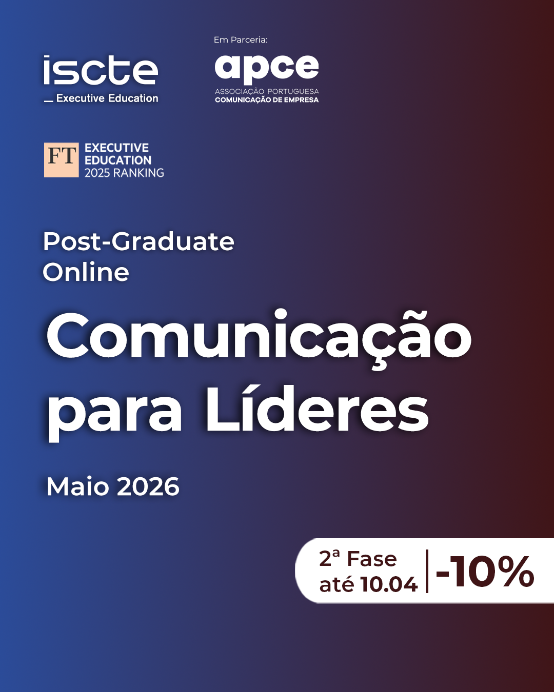 ISCTE Executive Education Facebook ad